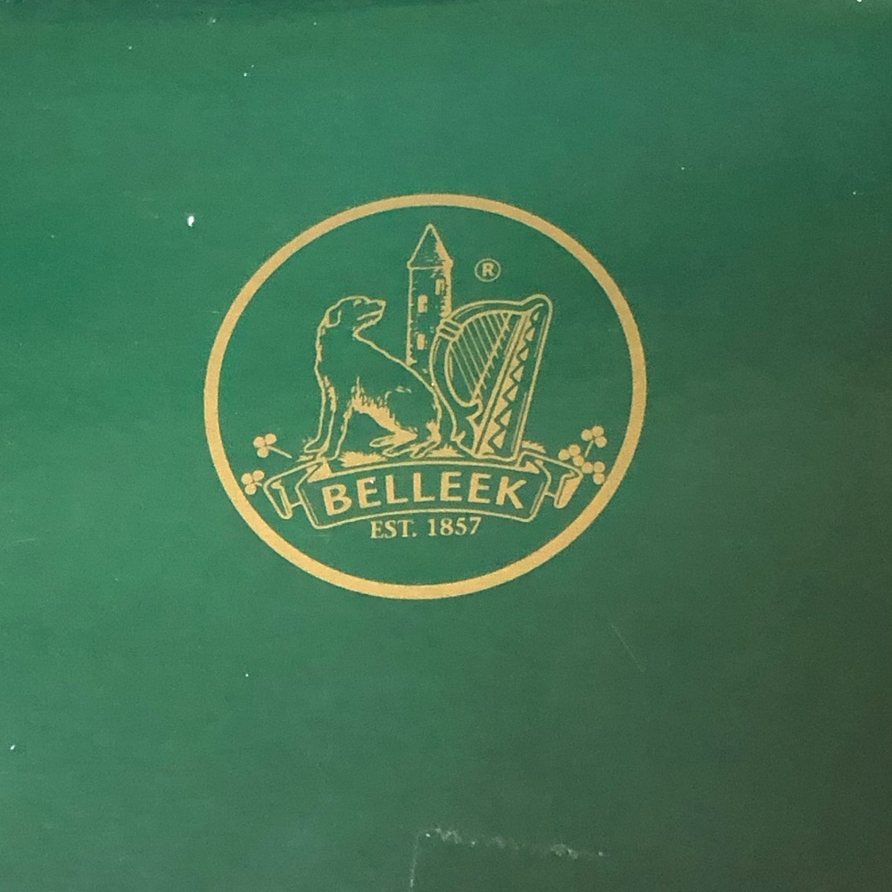 NIB Vintage Belleek Fairy Lamp Tealight Holder - Picture 9 of 9